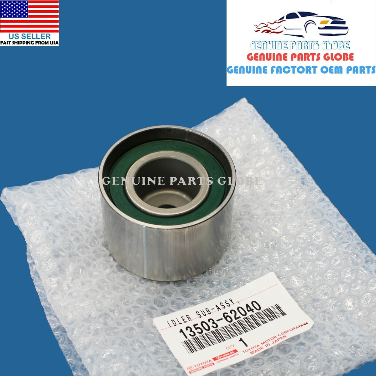 ALT TENSIONER Idler Pulley – Fits 2003-2018 4Runner, FJ Cruiser, Hilux, Tacoma – 36174