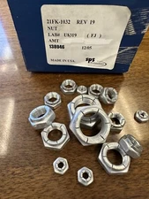 Flexloc Nuts Light Hex Thin Height - Pick Size, Material, Finish - Free Shipping