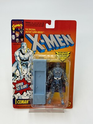 Marvel Entertainment X Men Iceman With Super Ice Slide Action Figure