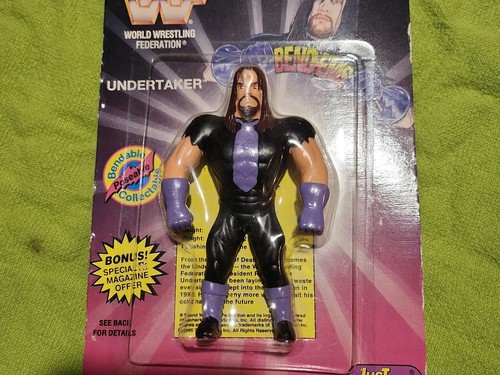 1995 WWF The Undertaker Titan Sports Figure Bend-E...