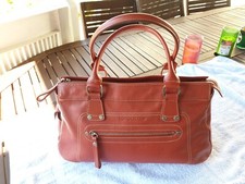 Sac porté main Longchamp  rouge orangé