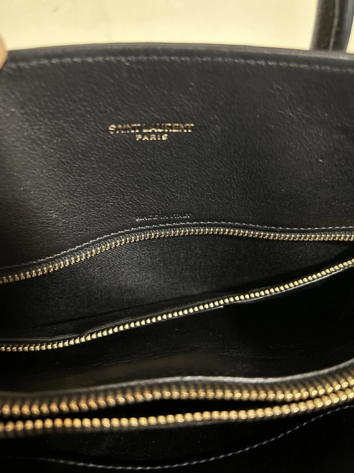 SAINT LAURENT (YSL) Borsa Saint Laurent Sac Dejour in pitone