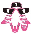 <!--F#f_0-->3M Pink Decal Sticker Kit for Yamaha PW50 PY50 Peewee 50 Dirt Bike Fairing<!--F/-->