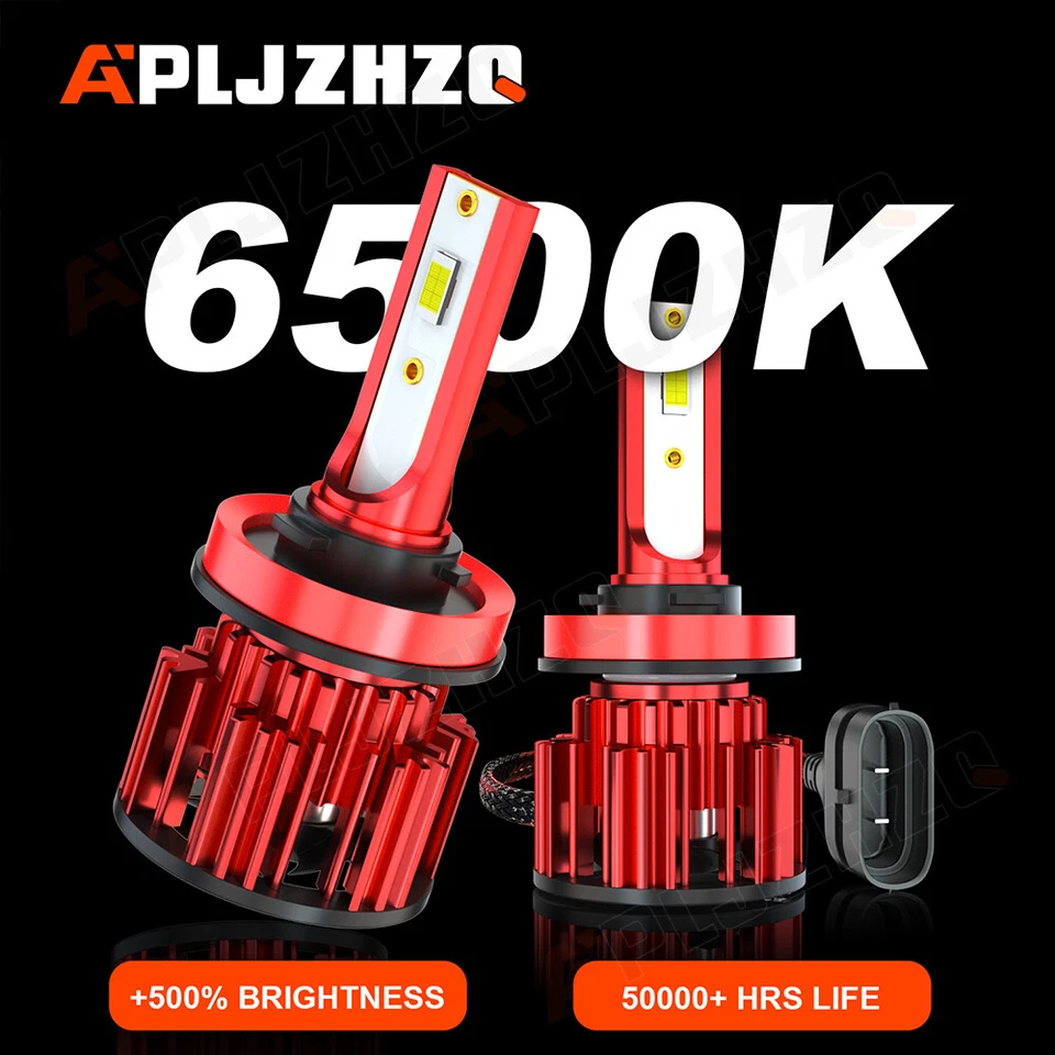 H11 H8 H9 Bombillas de faros LED 6500K para Suzuki GSXR 750 600 GIXXER 2008-2009 Foto 2 de 4