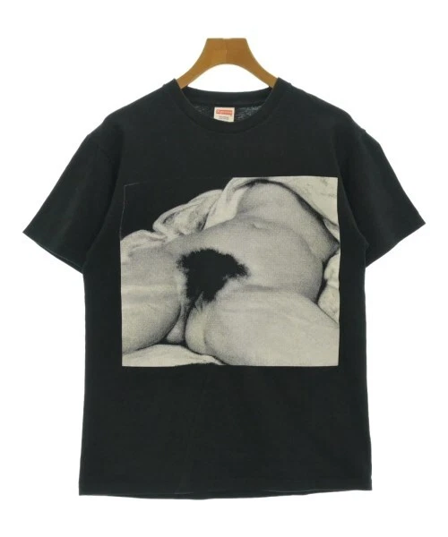 T shirt Supreme/coupé et cousu noir M 2200505246066