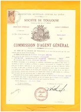 THAUMIERS / TOULOUSE (18 / 31) ASSURANCE contre GRELE "SOCIETE DE TOULOUSE" 1946