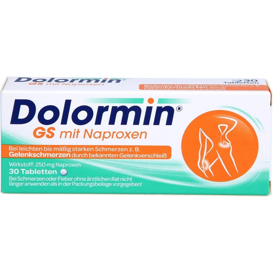 Dolormin GS mit Naproxen Tabletten 30 Stück Tabletten PZN 660038