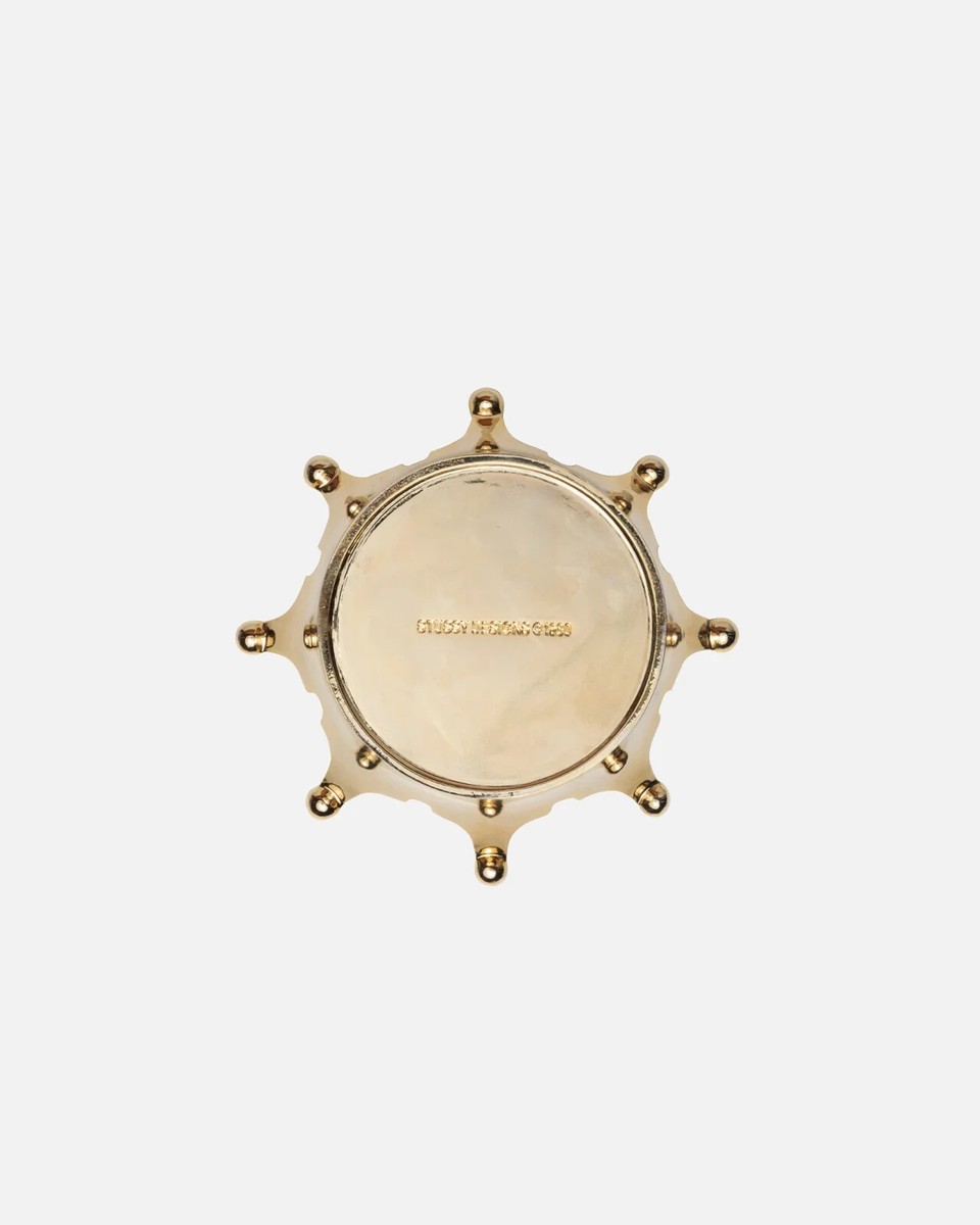 NEW Stussy crown brass gold ashtray accessory wall hook coin NEW Stussy crown brass gold ashtray accessory wall hook coin