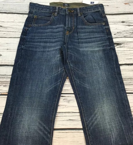Gap Kids Boys 14 Slim Straight Fit Jeans With Camouflage Detail. Nwt - Picture 2 of 5
