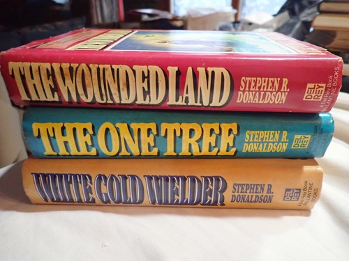 Stephen R Donaldson Second Chronicles Of Thomas Covenant Books 1-3 Fantasy - Picture 10 of 10