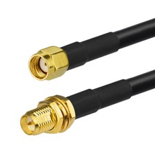 Low Loss RP-SMA Female to Male WiFi Antenna Adapter Cable 1m 3.2 feet