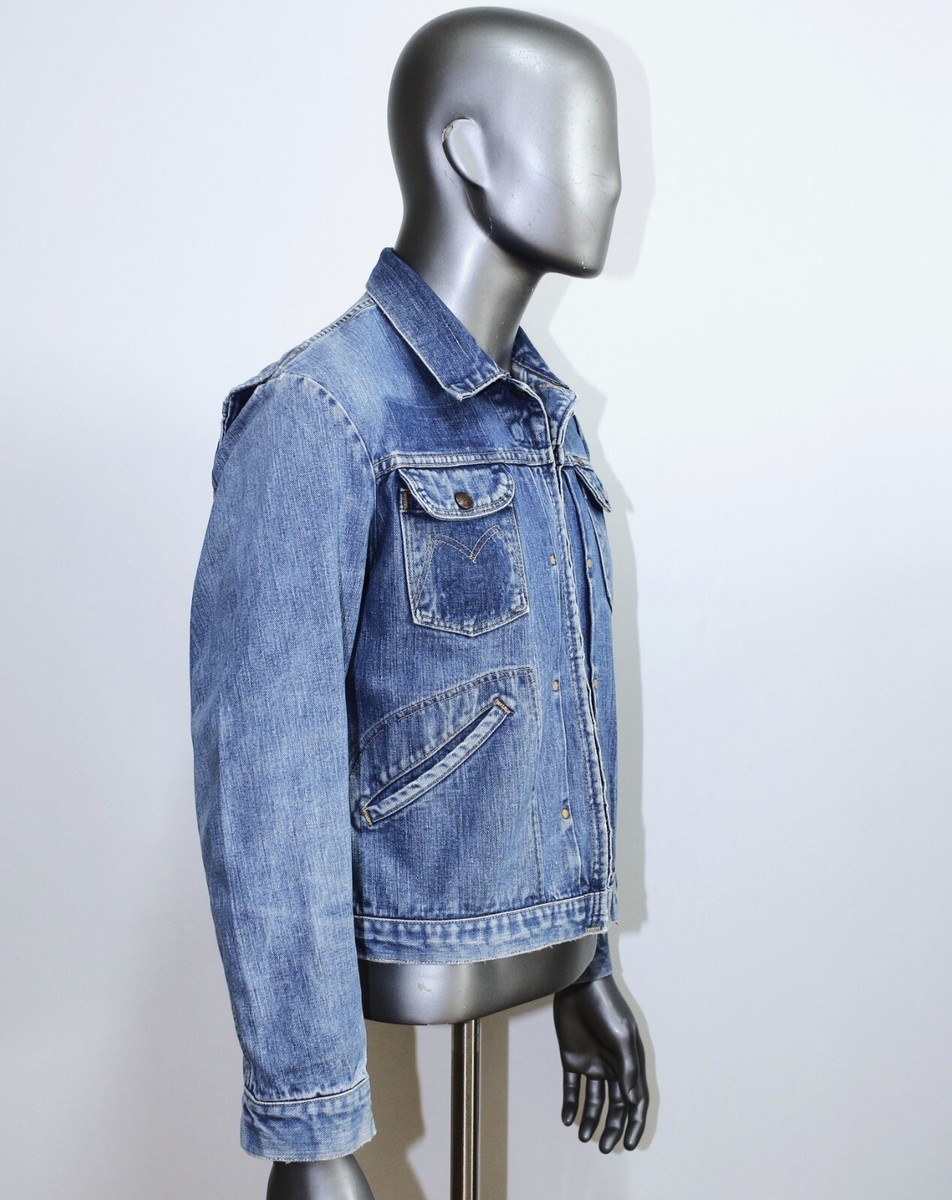 Vintage 1960s Denim Zipped 24MJZ Blue Bell MAVERICK Jacket Vintage 1960s Denim Zipped 24MJZ Blue Bell MAVERICK Jacket