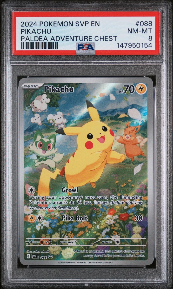 Pikachu Pokémon TCG Professional Sports Authenticator (PSA) Grade