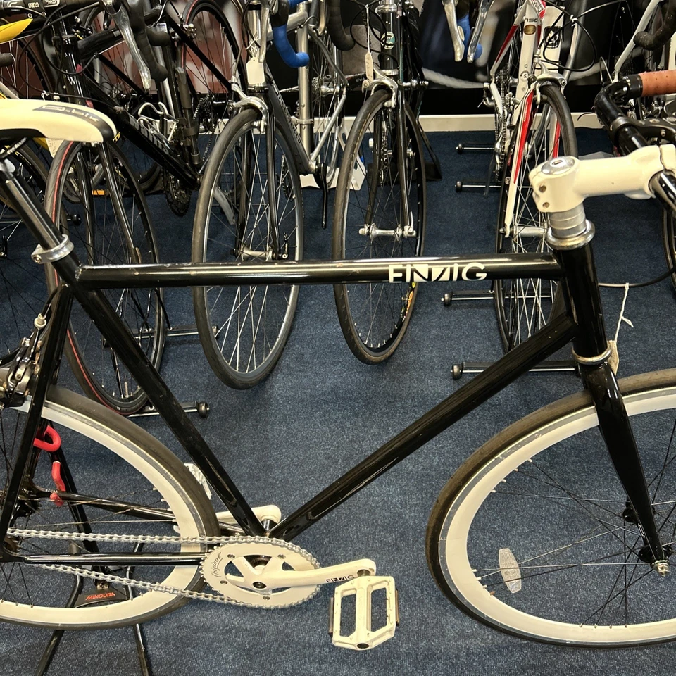 Enzig Single Speed "Fixie" Fahrrad Cycle 700 Räder Stahlrahmen 59 cm - Bild 3 von 4