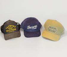 Tecovas Hat Lot 3 Trucker Snapback Cap Western Corduroy Canvas Austin TX