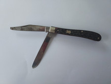 Henckels Internation Slim Line Trapper Knife Bone Handle Solingen Germany