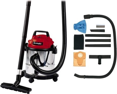 Einhell TC-VC 1812 S Nass-Trockensauger (1.250 W Leistung, 36mm Schlauchsystem)