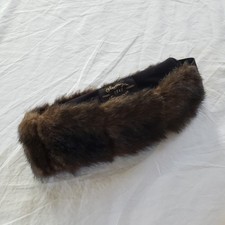 Vintage Obermeyer Women's One Size winter headband Fluffy Faux Fur Snowboard Ski