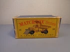 MATCHBOX LESNEY No 16C VINTAGE ORIGINAL BOX FOR SCAMMELL MOUNTAINEER SNOWPLOW VG