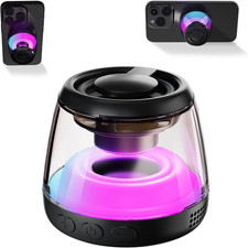Magnetic Mini Bluetooth Speaker IPX5 Waterproof RGB Wireless Portable Speaker