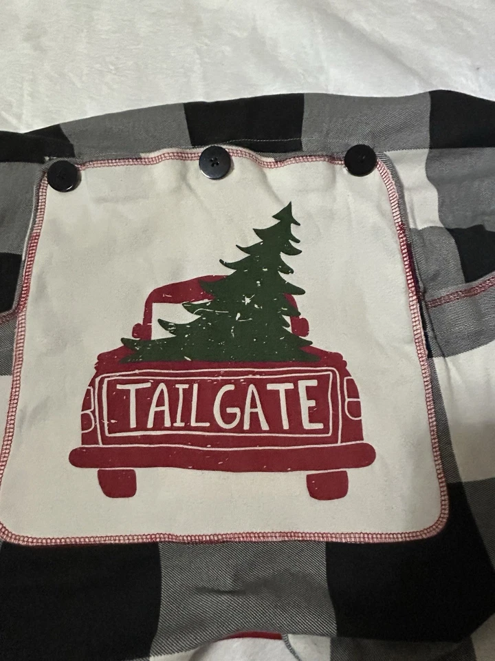 Ropa interior larga de vacaciones a cuadros Buffalo de 1 pieza para hombre con asiento que se abre talla L Foto 3 de 4