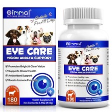 Eye Care for Dogs   180 Chewable Tablets   Vision  Immune Support Supplement