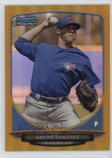 2013 Bowman Draft Top Prospects Chrome Gold Refractor /50 Aaron Sanchez #TP-44