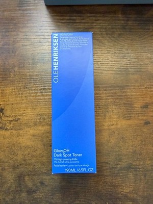 Ole Henriksen Glow2OH Dark Spot Toner 6.5 oz 190 mL, New Never Opened Sealed
