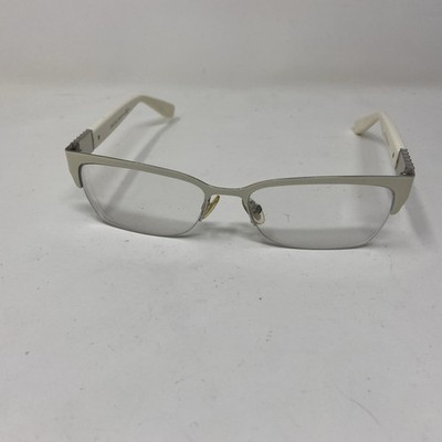 Jimmy Choo Eyewear 86 8U0 53/16/135 White Eyeglasses Frame CA47