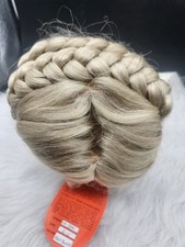 La Sioux's Doll Wig Pale Blonde Braid Curls Size 14-15 Vintage NWT