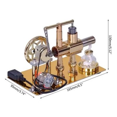 Hot Air Stirling Engine Model Toy Micro Motor Power Generator Engine Motor DIY 