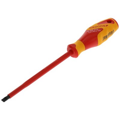 Gedore VDE 2170 8  Schlitz-Schraubendreher Klingenbreite: 8 mm Klingenlänge: ...