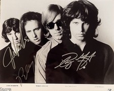 THE DOORS BAND 8.5X11 SIGNED PHOTO AUTOGRAPH ALL SIGNATURES JIM POSTER REPRINT