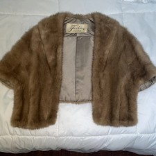 Vintage Mink Fur Shawl By Fashion Furs
