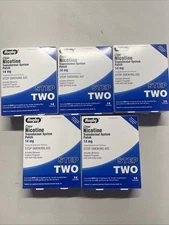 Rugby Nicotine Patch Step 2 (14mg) Clear  5 boxes 70 patches Exp 7/27
