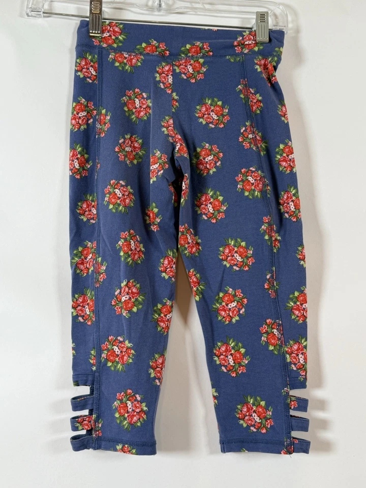 Pantalón Capri Matilda Jane 435 Colección Azul Floral Talla 10 Foto 3 de 4