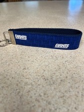 Key Ring Fob - Wristlet Style - New York Giants Small Logo - NFL - Free Ship