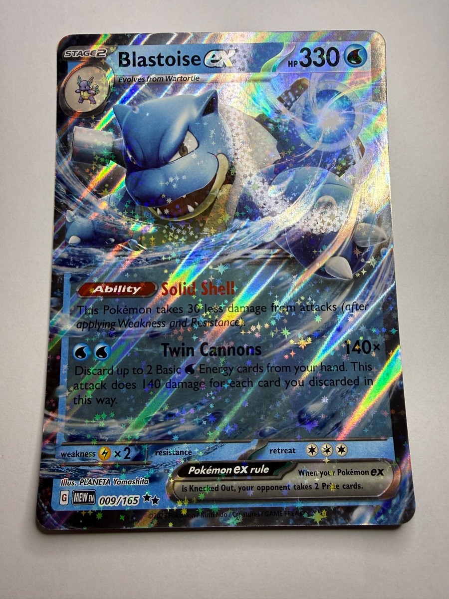 Blastoise ex 009/165 Jumbo Cards Holo | eBay