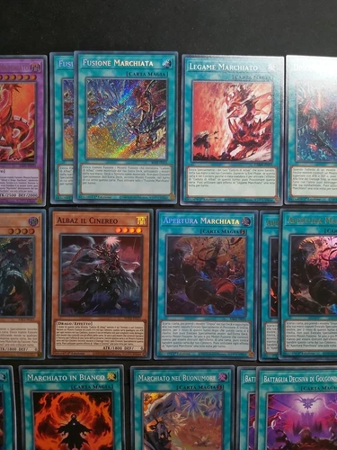 Lotto yugioh Caduto di Albaz Tri Brigata Marchiato in Rosso Lubellion Albion - Foto 5 di 24