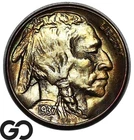 1937-S Buffalo Nickel, Beautifully Toned, Gem BU++, Great Strike