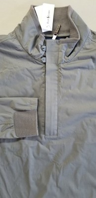POLO GOLF Men Torrey Pines Weatherproof 1/4 Zip Pullover Jacket - Size L Gray