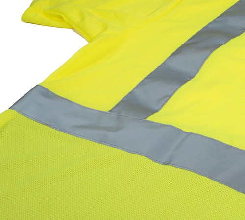 10PK High Visibility Reflective T-Shirt XXL for Men Class2 ANSI/ISEA Certified - Picture 8 of 12