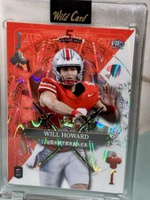 Will Howard Uniform Color Match Wild Card 1/1