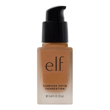 Flawless Satin Foundation, Lightweight, Medium Coverage, Semi-Matte, Honey, 20mL