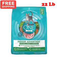 Purina ONE Plus, Indoor Advantage, Dry Cat Food, Turkey, 22 lb Bag
