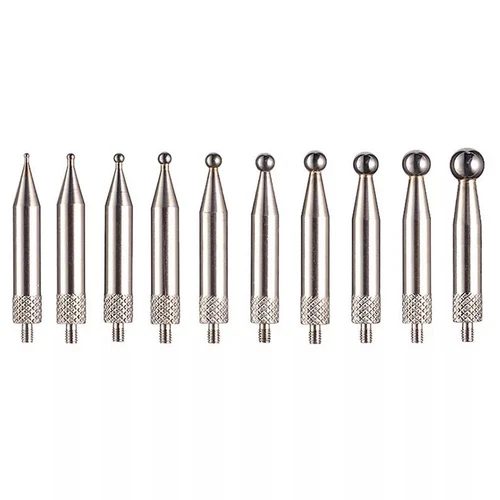 30mm Long For Dial Indicator Contact Point with M2 5 Threaded Carbide Ball