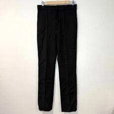 Isabel Marant Palirok Trousers Pants Pintuck Seams Dress Tailored Black US 2