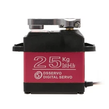 Servo High Torque Metal Gear Standard Digital Servo 25KG/0.13S 6.8V for 1/8