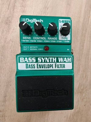 DigiTech Bass Synth Wah Envelope Filter Bass Effects Pedal X-Series