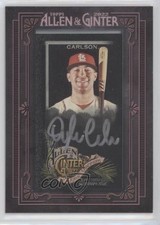 2022 Topps Allen & Ginter X Black Frame 14/25 Dylan Carlson #MA-DC Auto 6ns